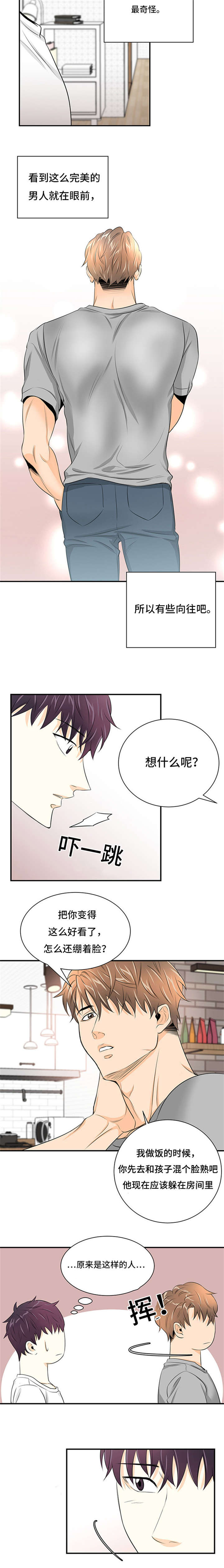 特邀托育漫画,第8章：向往的男人1图