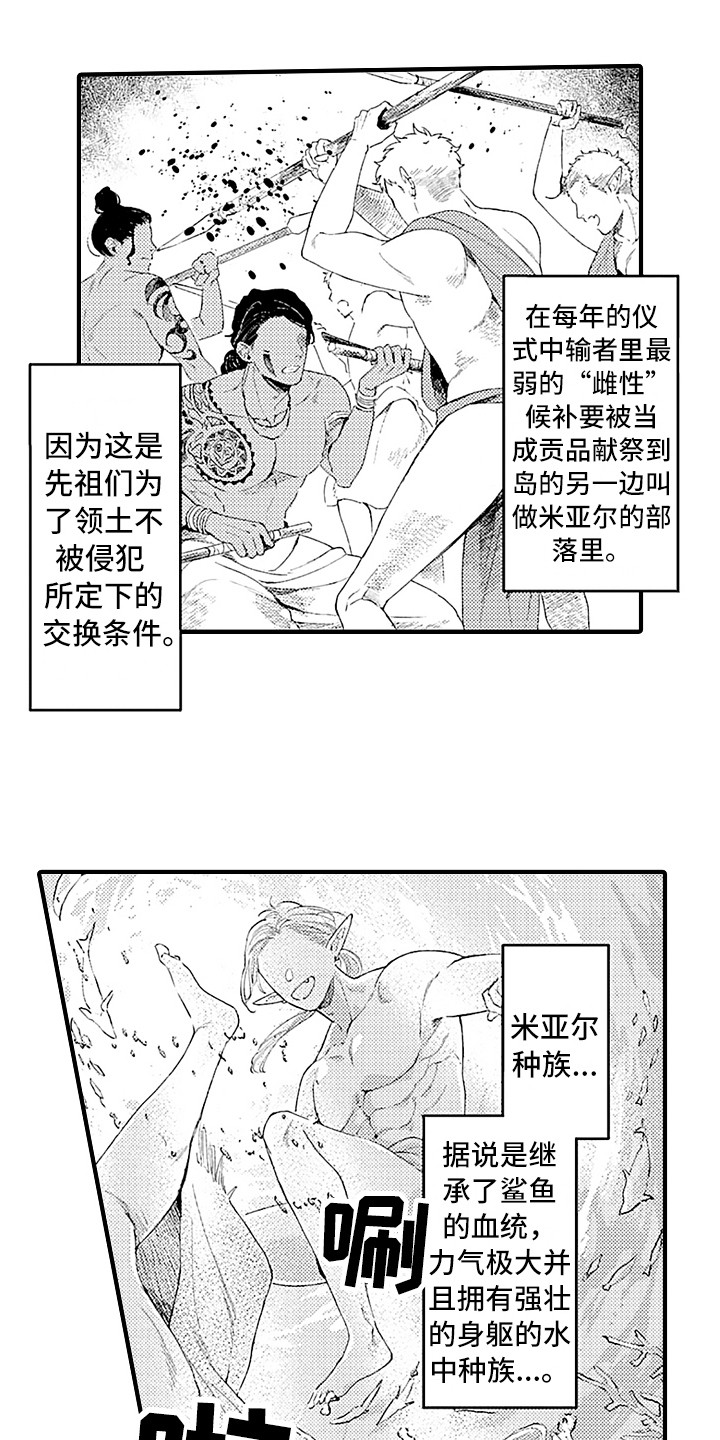 献给鲨鱼家族漫画,第1章：特殊种族1图