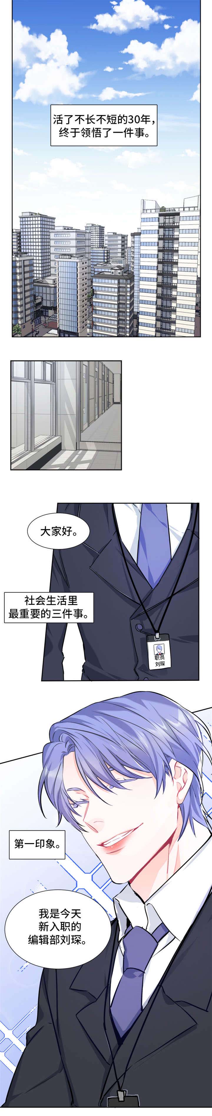 深恋之渊漫画,第1章：新工作1图