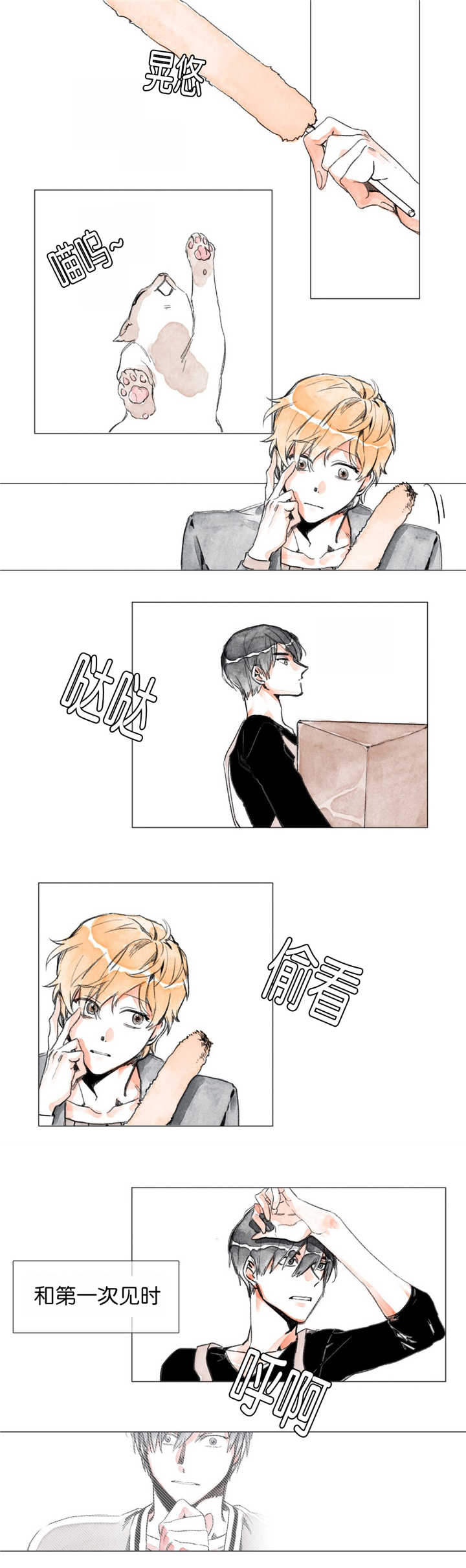 融海启城室内装修漫画,第6章：第一次见3图