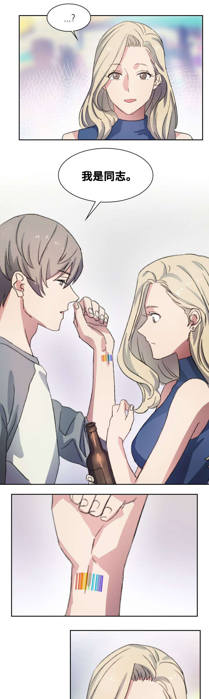 彩虹咖啡屋漫画,第2章：出柜1图