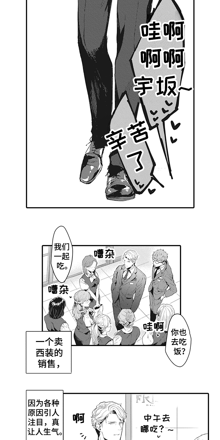 秘密模特漫画,第1章：受欢迎3图