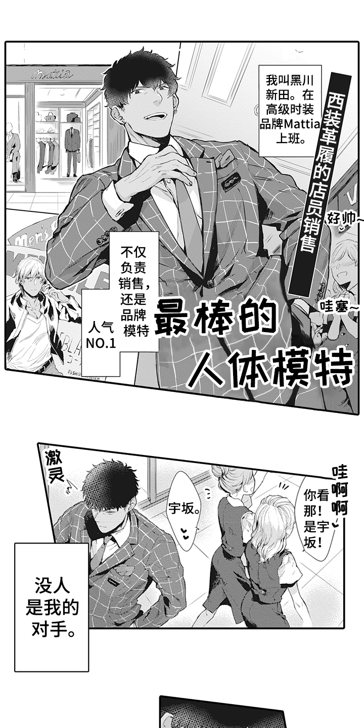 秘密模特漫画,第1章：受欢迎1图