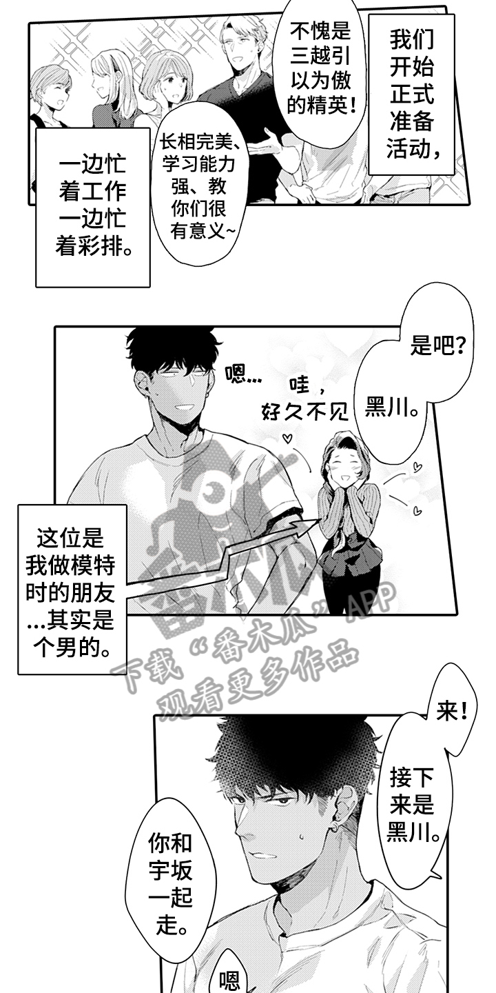 秘密模特漫画,第10章：逃避1图