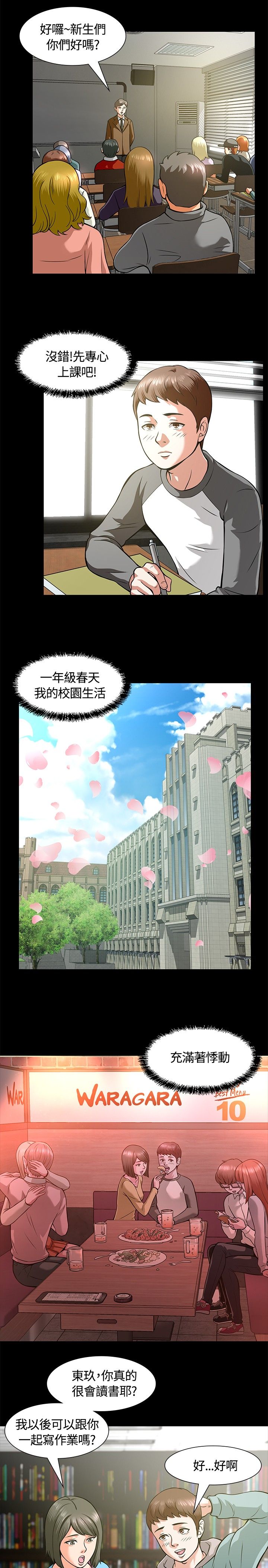 大学室友英语漫画,第9章：校园生活2图