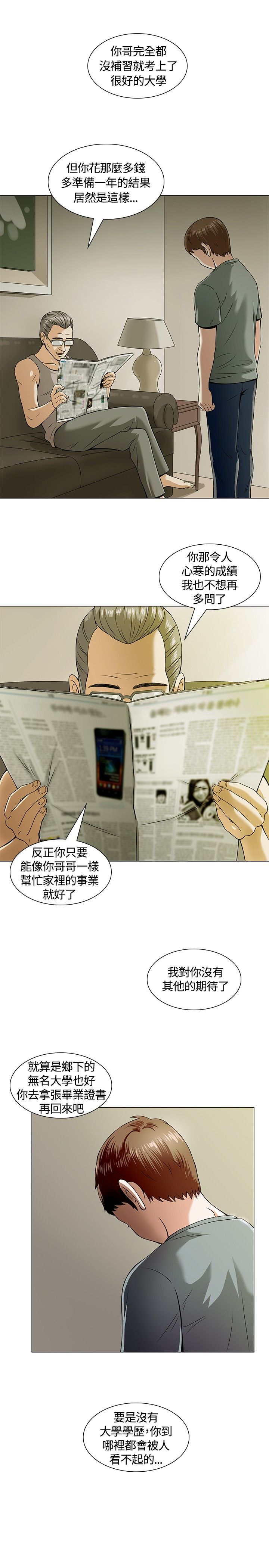 大学室友漫画,第3章：转校5图