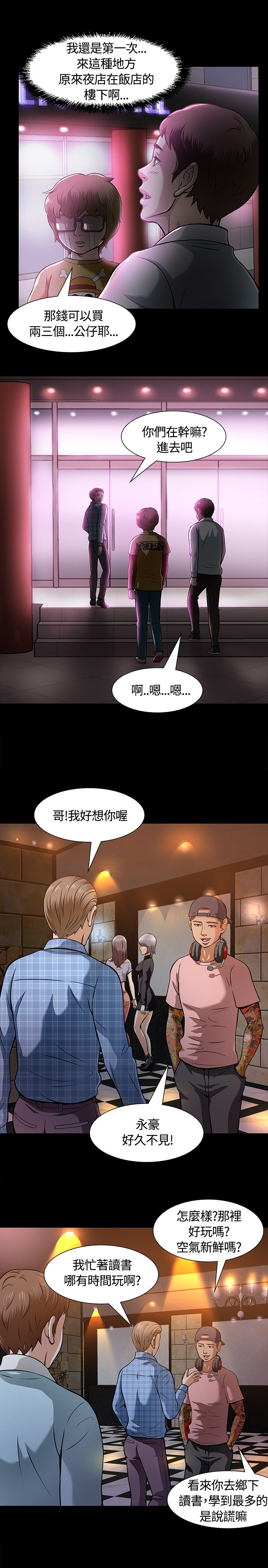 大学室友漫画,第11章：夜店4图