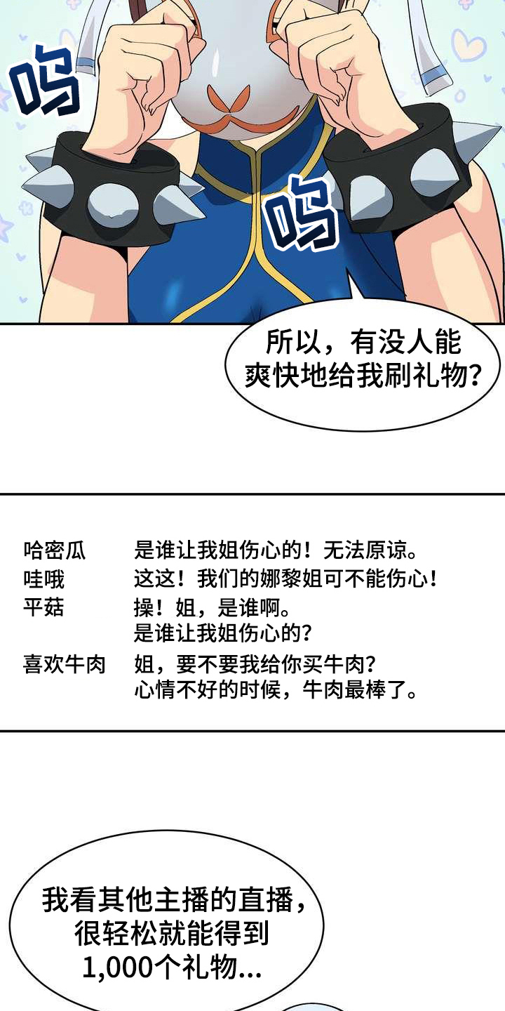 扮演游戏角色叫什么漫画,第1章：直播5图
