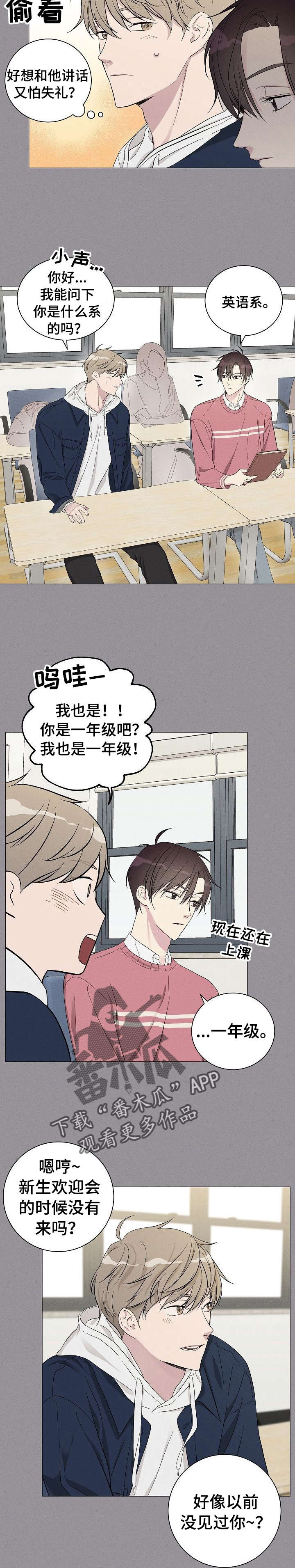 残留影子的地方漫画,第6章：初识2图