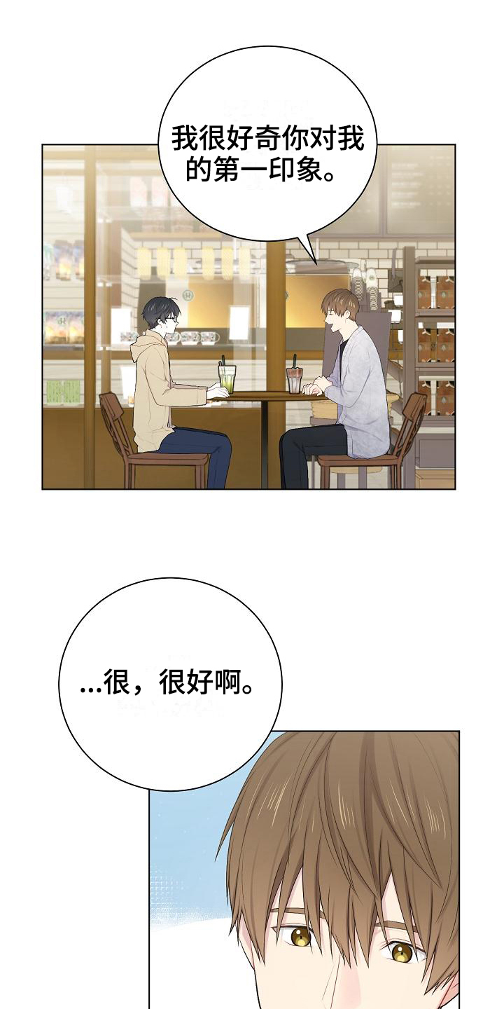 网络恋人漫画,第14章：第一印象5图