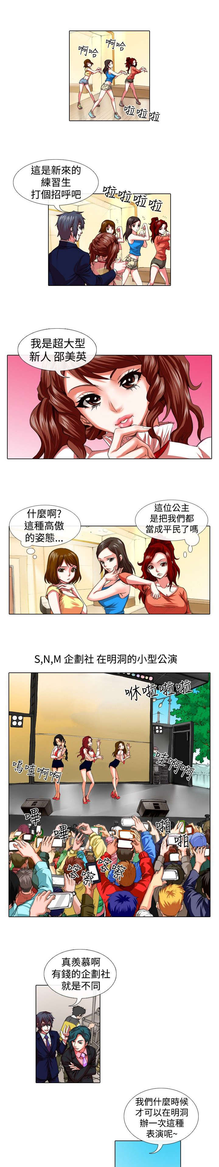 打造女团漫画,第16章：试镜3图