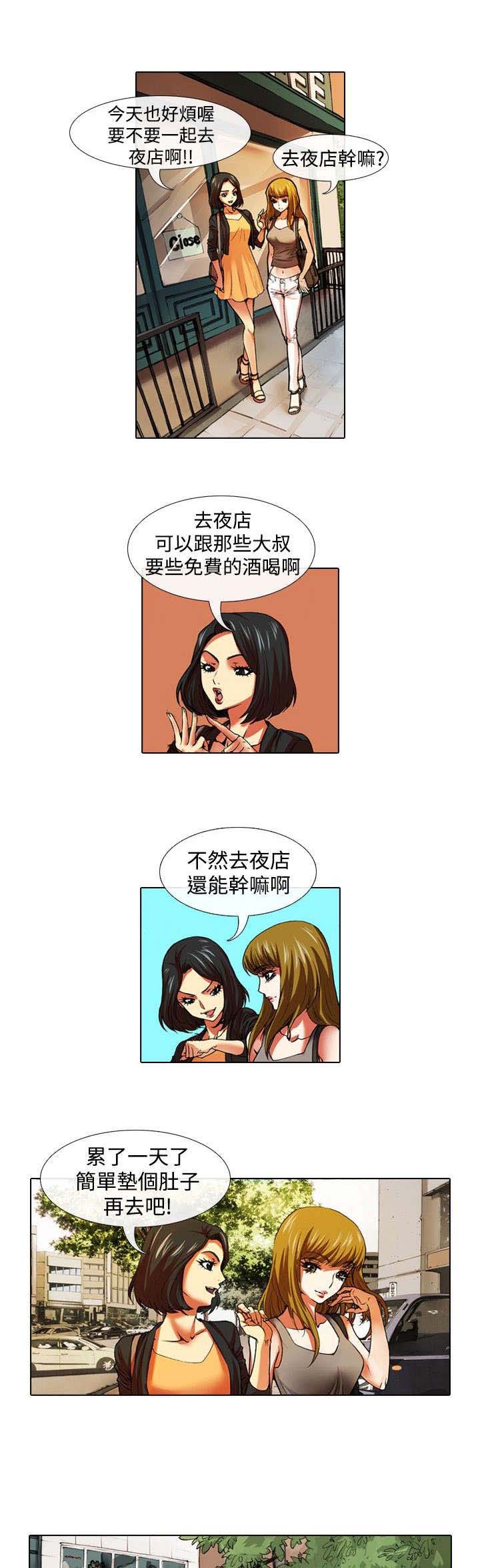 打造女团漫画,第23章：夜店2图