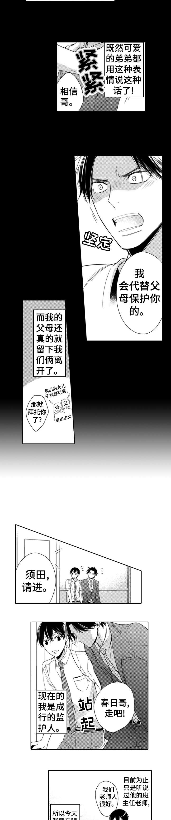 兄长的浪漫情史漫画,第1章：老师3图