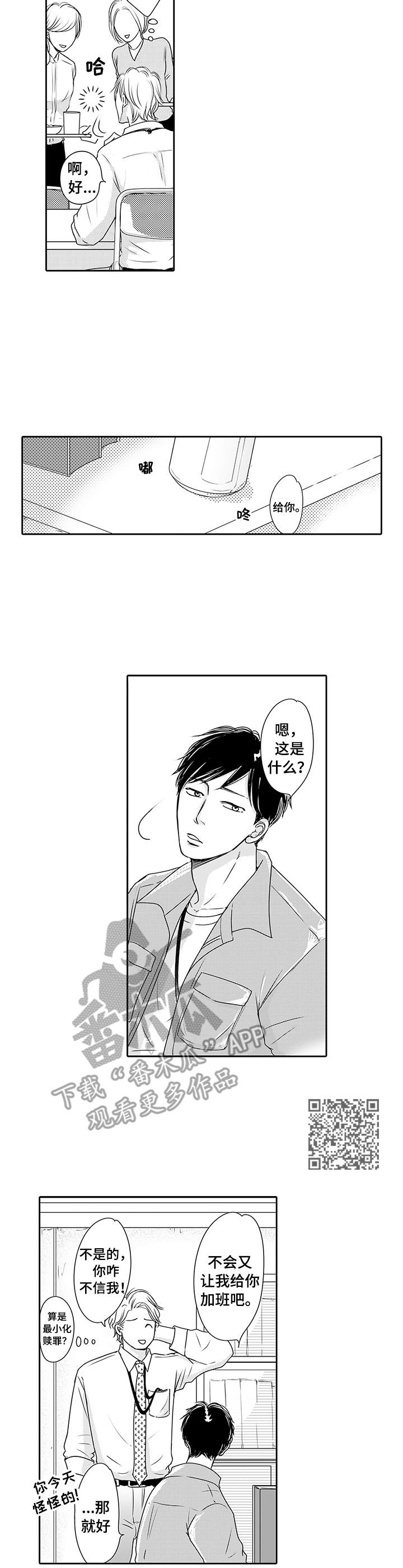 冷淡的前辈漫画,第4章：很难忘1图