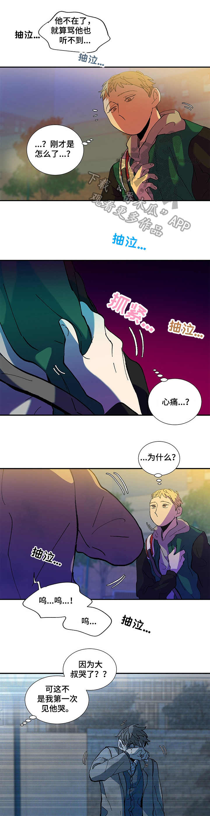 隔世之爱漫画,第34章：痛哭2图