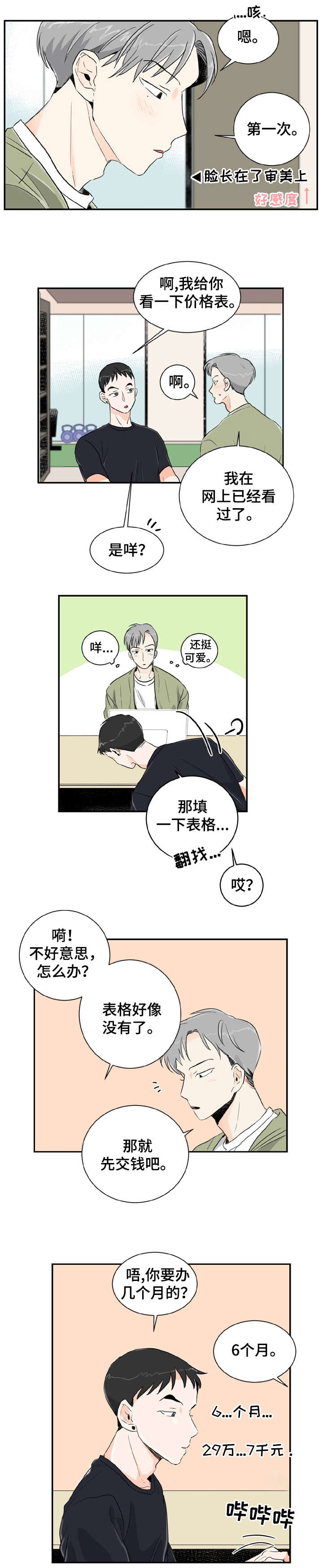 恋情的终结阅读漫画,第1章：健身房3图