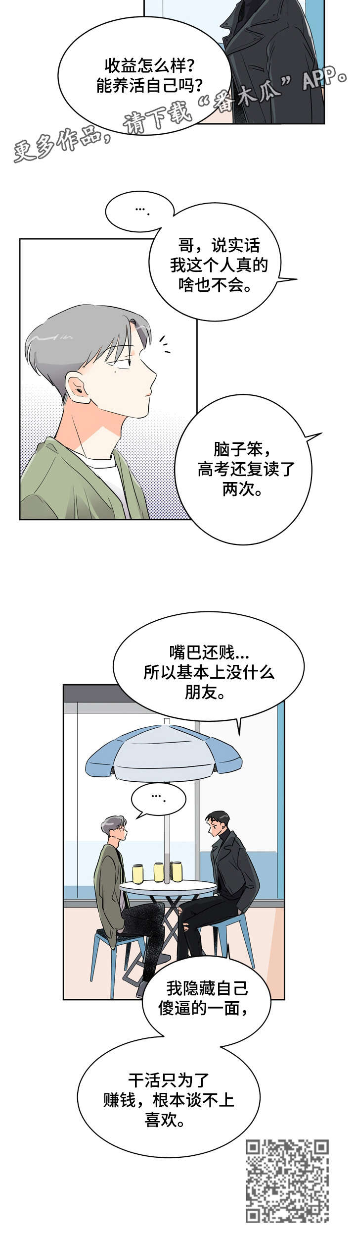 恋情点播漫画,第5章：聊聊5图