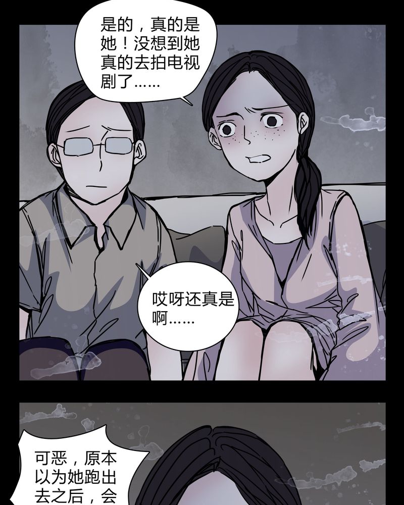 女巫动画片漫画,第21章：女鬼担任电影女主？1图