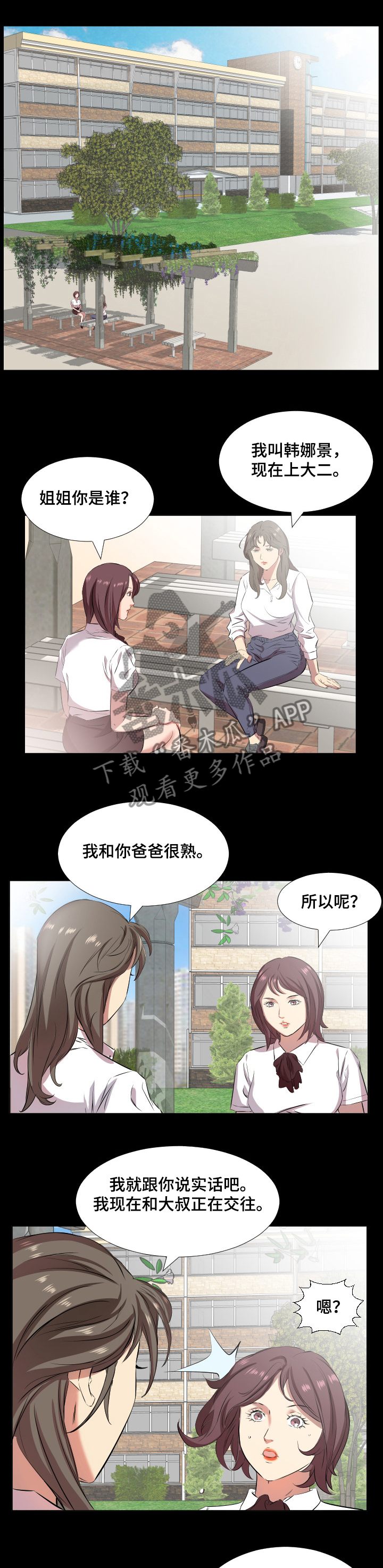 假扮大叔漫画,第53章：坦白1图