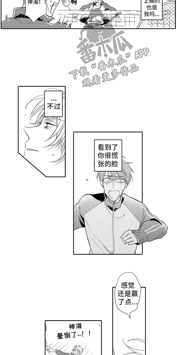向第一宣战漫画,第4章：打羽毛球5图