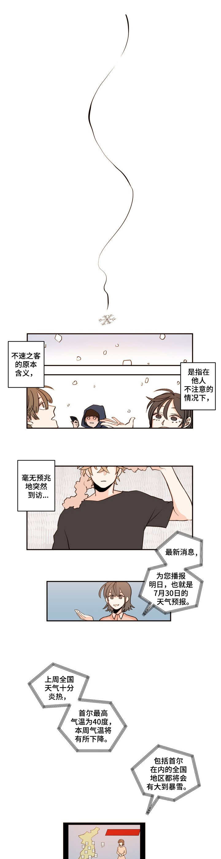 下不完的雪漫画,第1章：完美的人1图