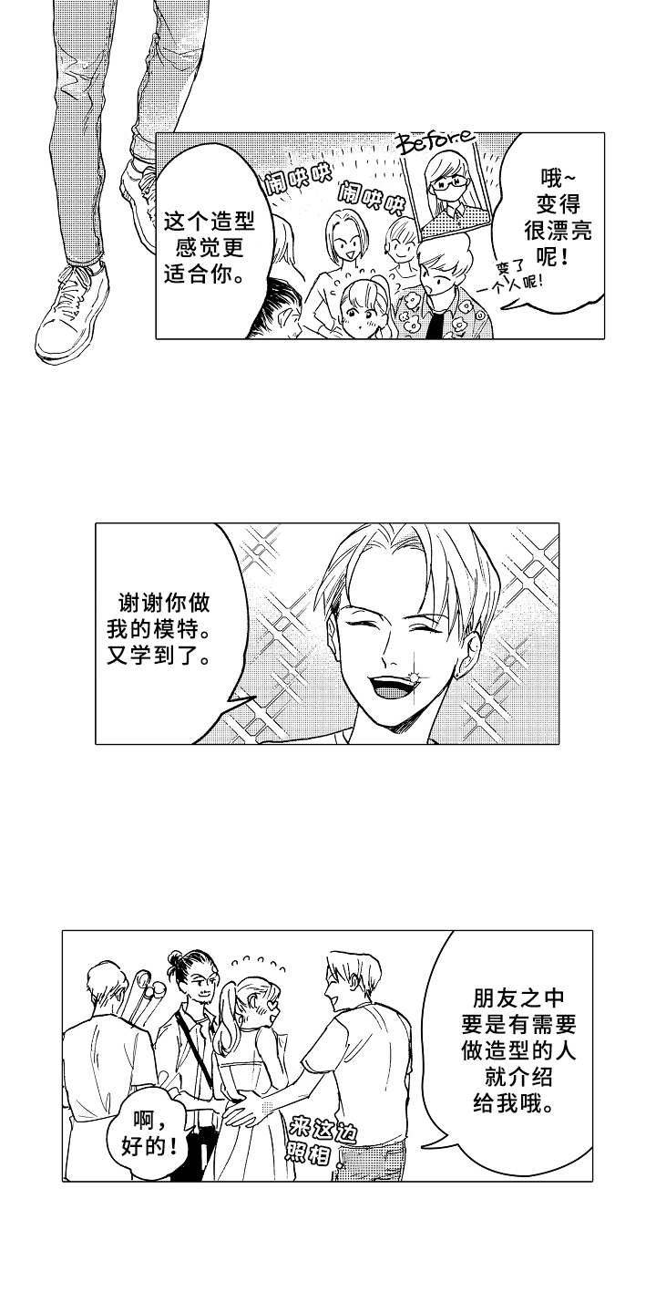 男友忠诚度漫画,第1章：造型师2图