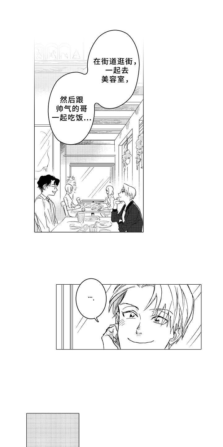 男友忠诚度漫画,第3章：帅气1图