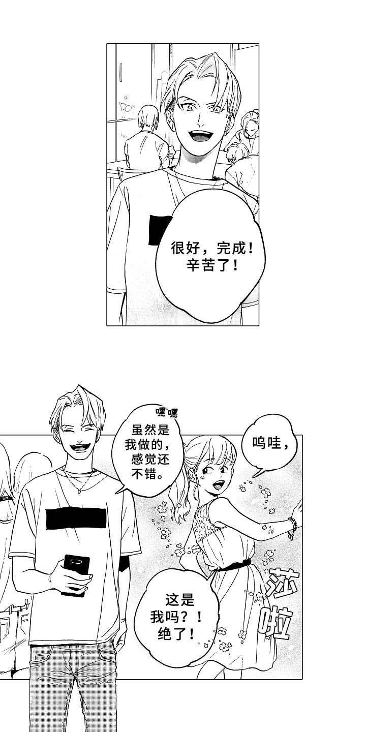男友忠诚度漫画,第1章：造型师1图