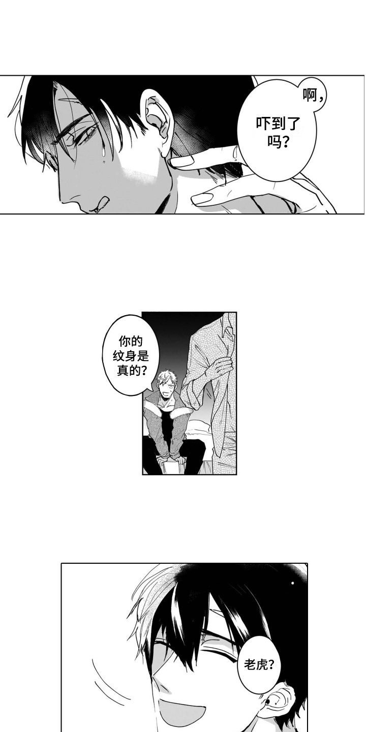 老虎的猎物漫画,第3章：无法拒绝2图