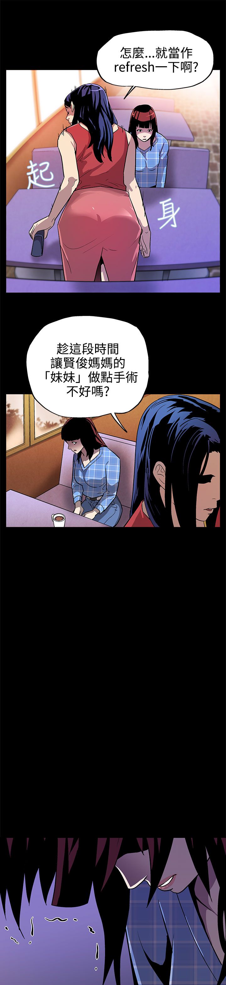 幕后社团漫画,第8章：不回家1图
