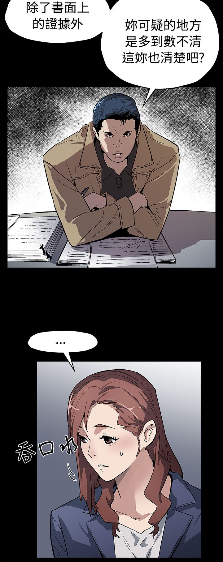 幕后社团漫画,第46章：审问1图