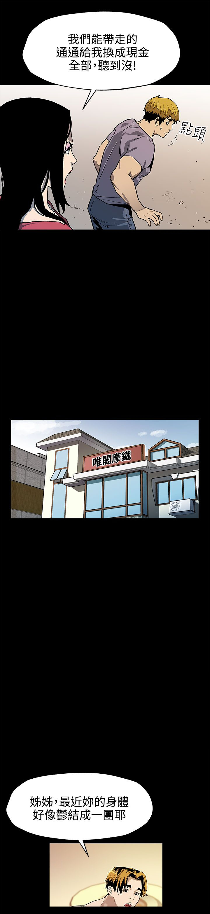 幕后社团漫画,第28章：跑路4图