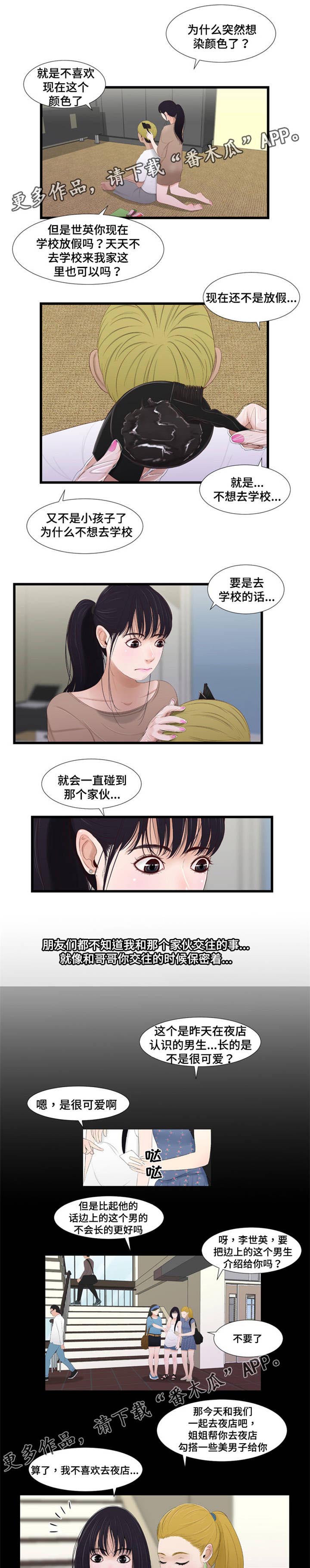 潘多拉魔瓶漫画,第60章：染发5图