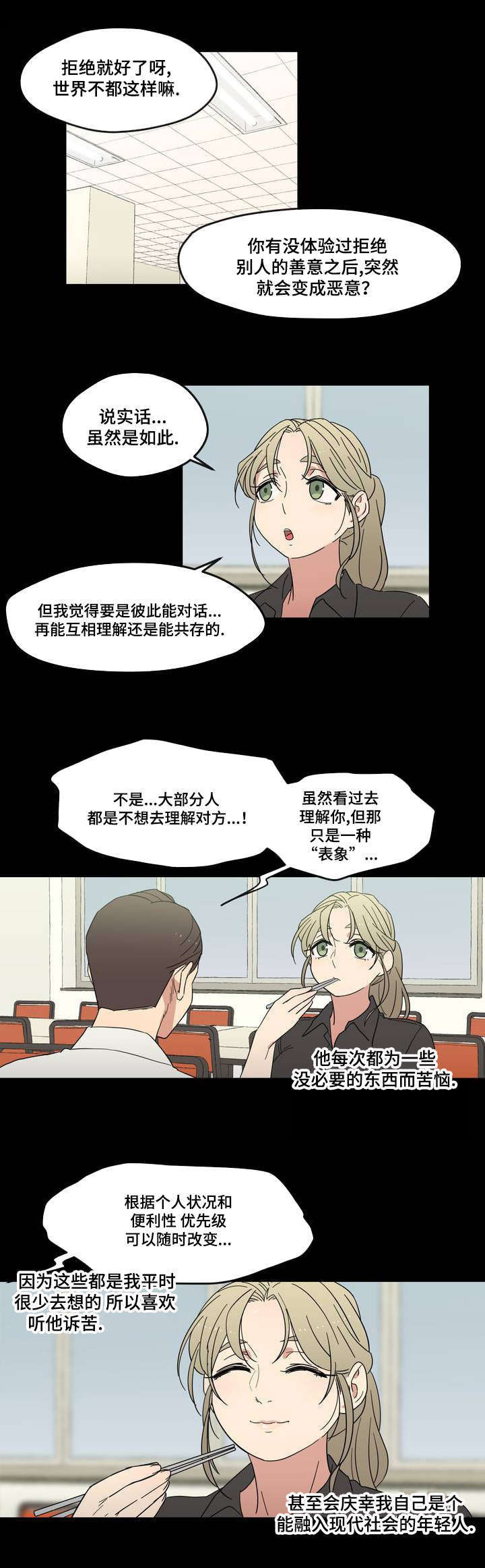 难以捉摸的人性格漫画,第1章：遗忘的事2图