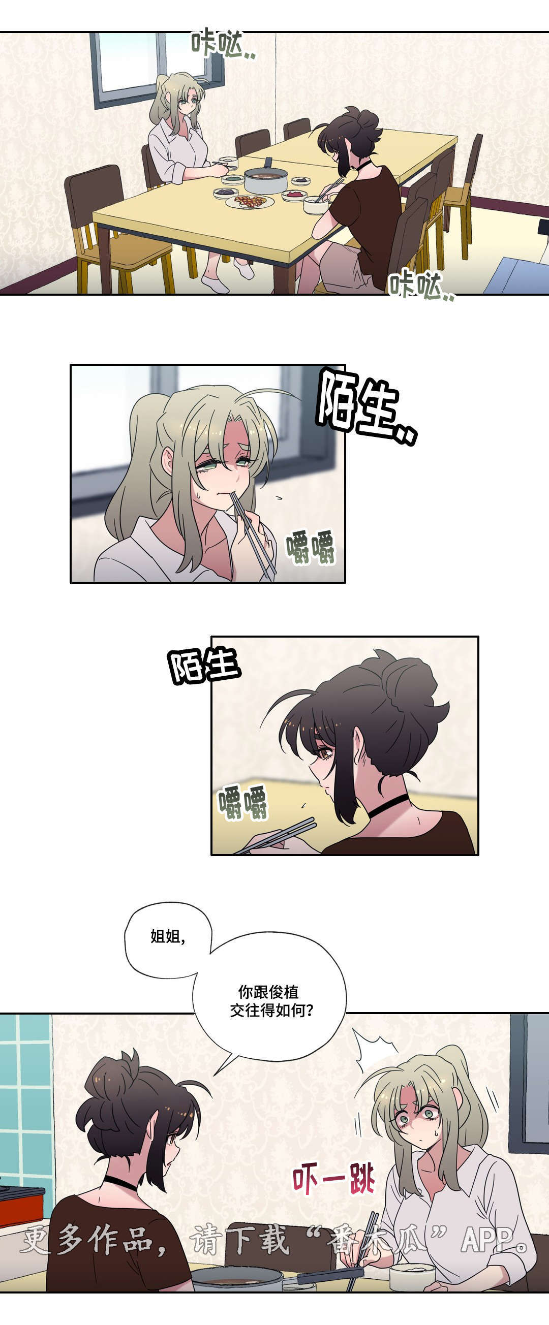 难以捉摸的人性格漫画,第48章：离开2图