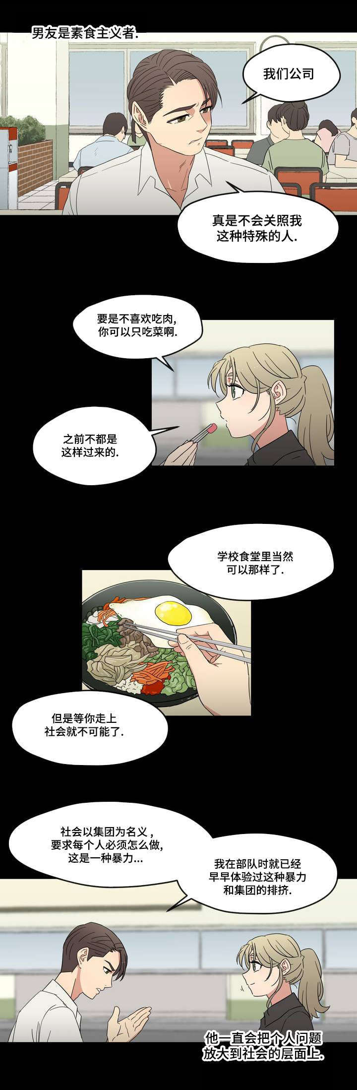 难以捉摸的人性格漫画,第1章：遗忘的事1图