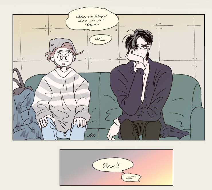 一家四口两个男孩简笔画漫画,第42章：有话要说5图