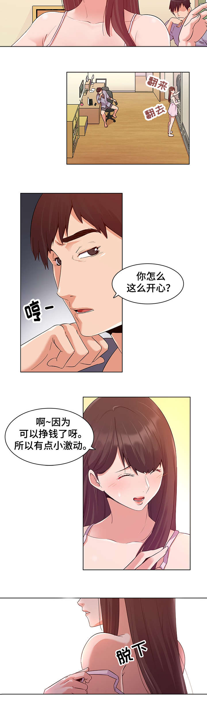 独特嗜好漫画,第2章：模特4图