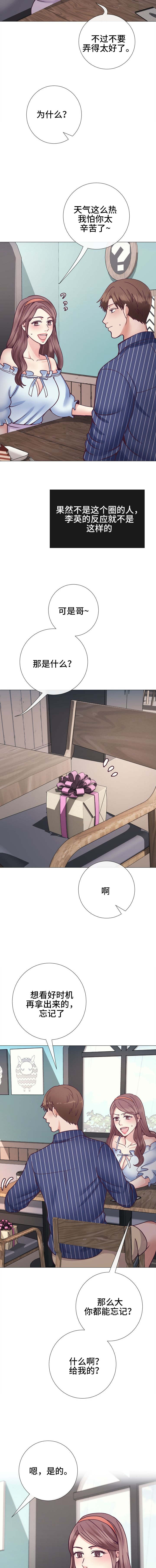 李作家漫画,第19章：给你的礼物4图