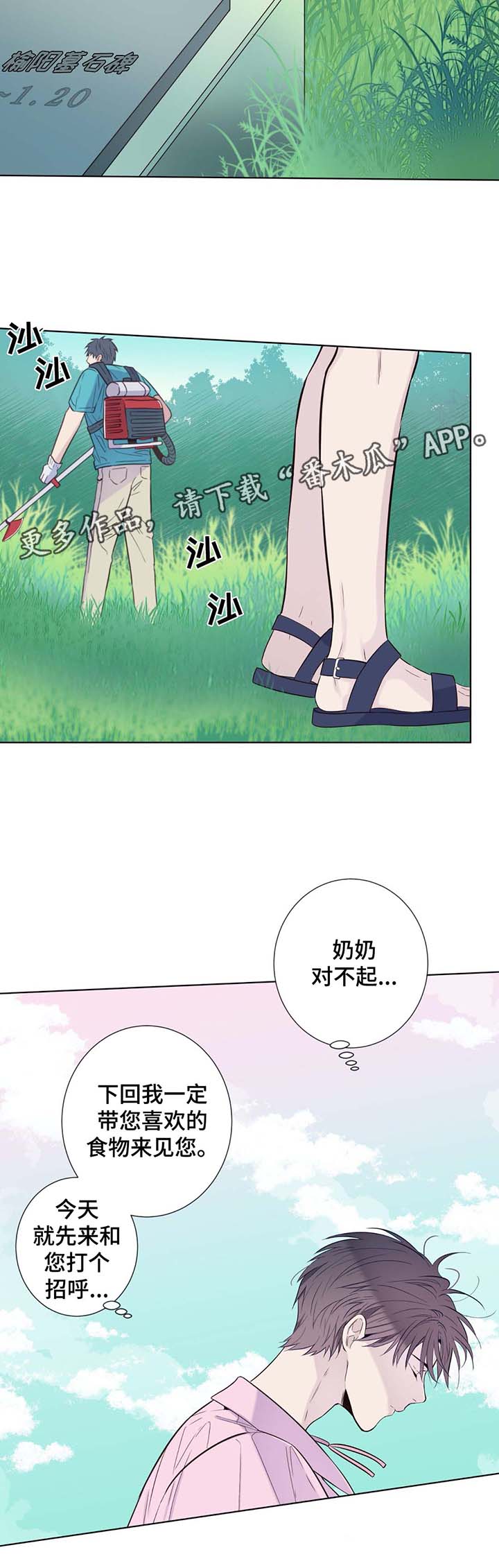 田园一夏漫画,第29章：扫墓1图
