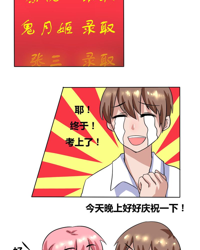 我的鬼娃娇妻漫画,第16章：终于考上大学2图
