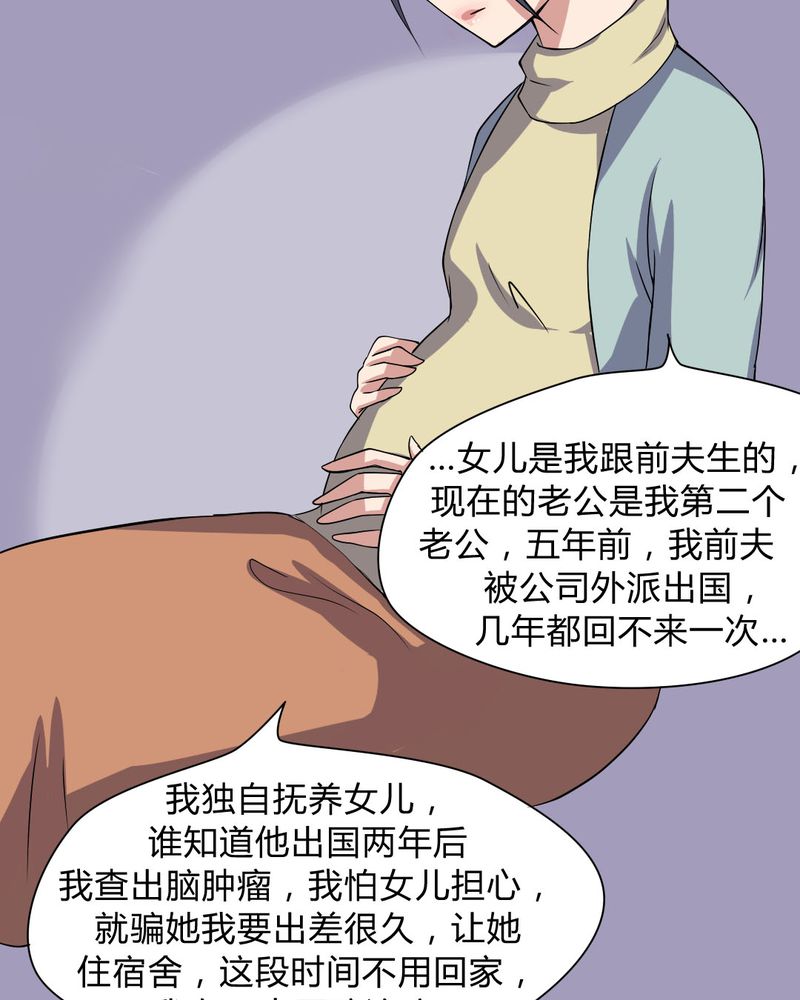 我的鬼娃娇妻漫画,第23章：继父的阴谋1图
