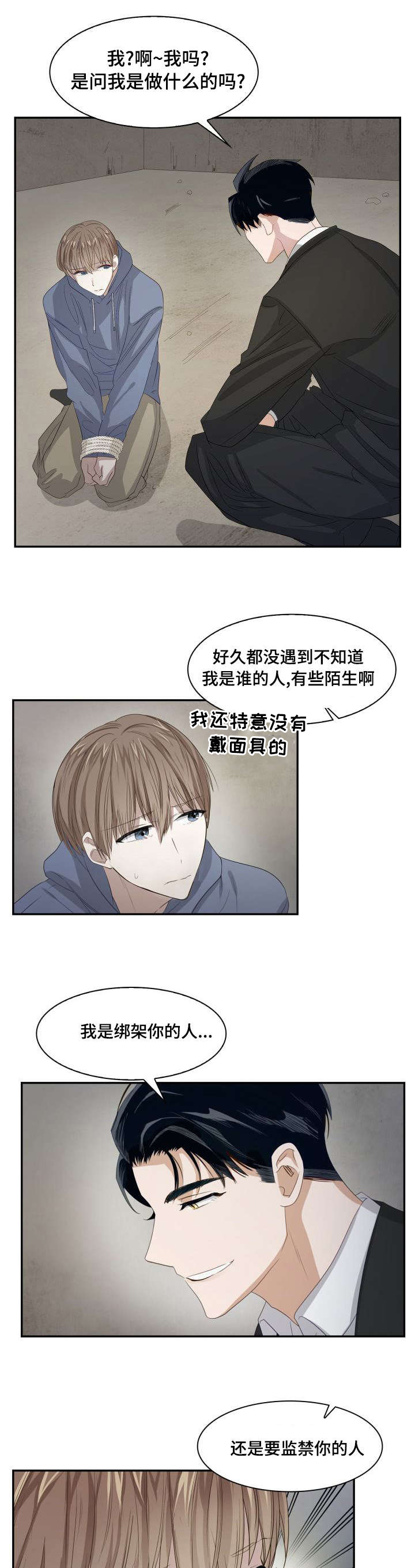 囚禁目的漫画,第3章：被绑架了4图