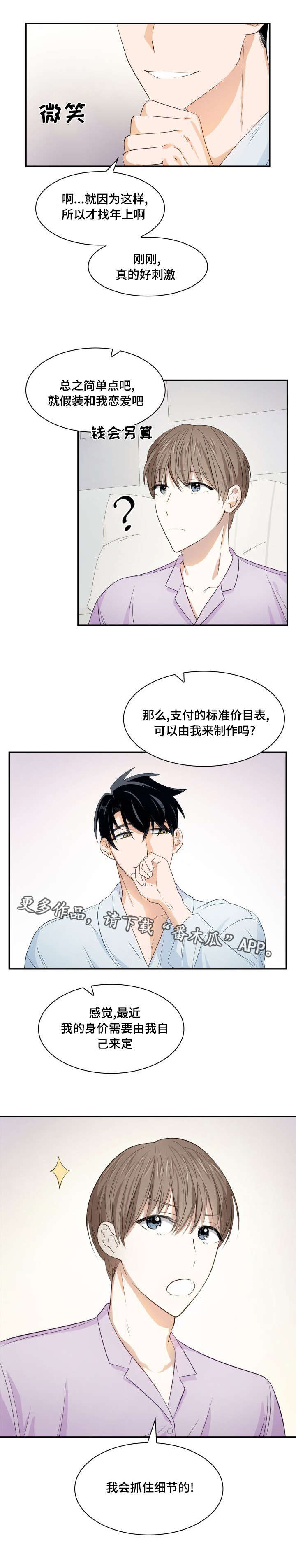 囚禁目的漫画,第21章：恋爱合同2图