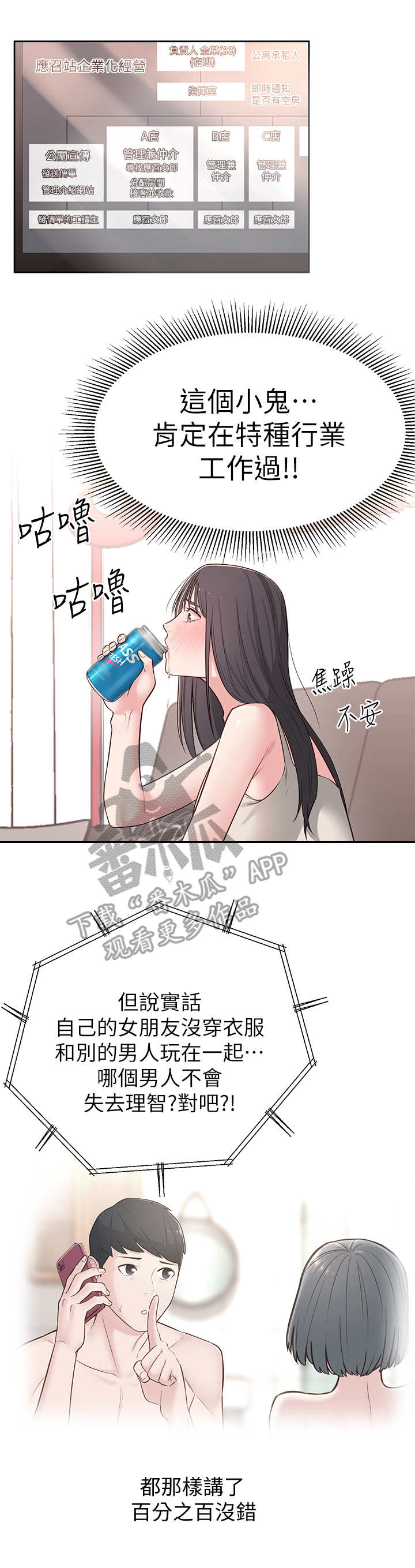 女友养成记全集漫画,第12章：猜测2图