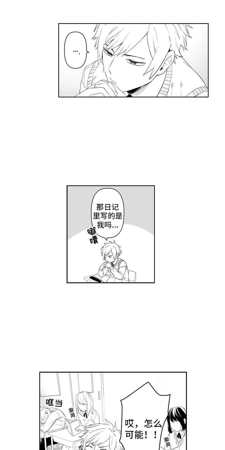 痴情意外漫画,第4章：日记4图