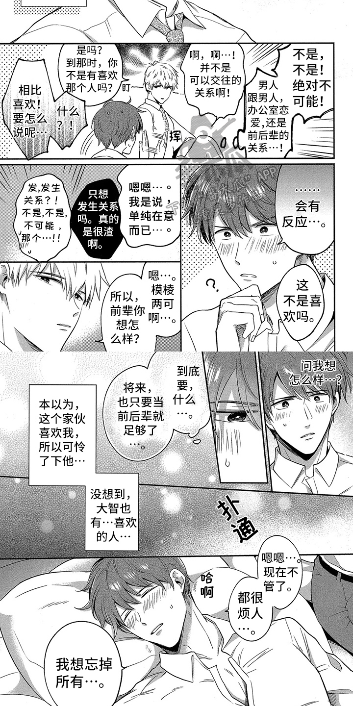 工薪族的爱情漫画,第5章：帮你忘记1图