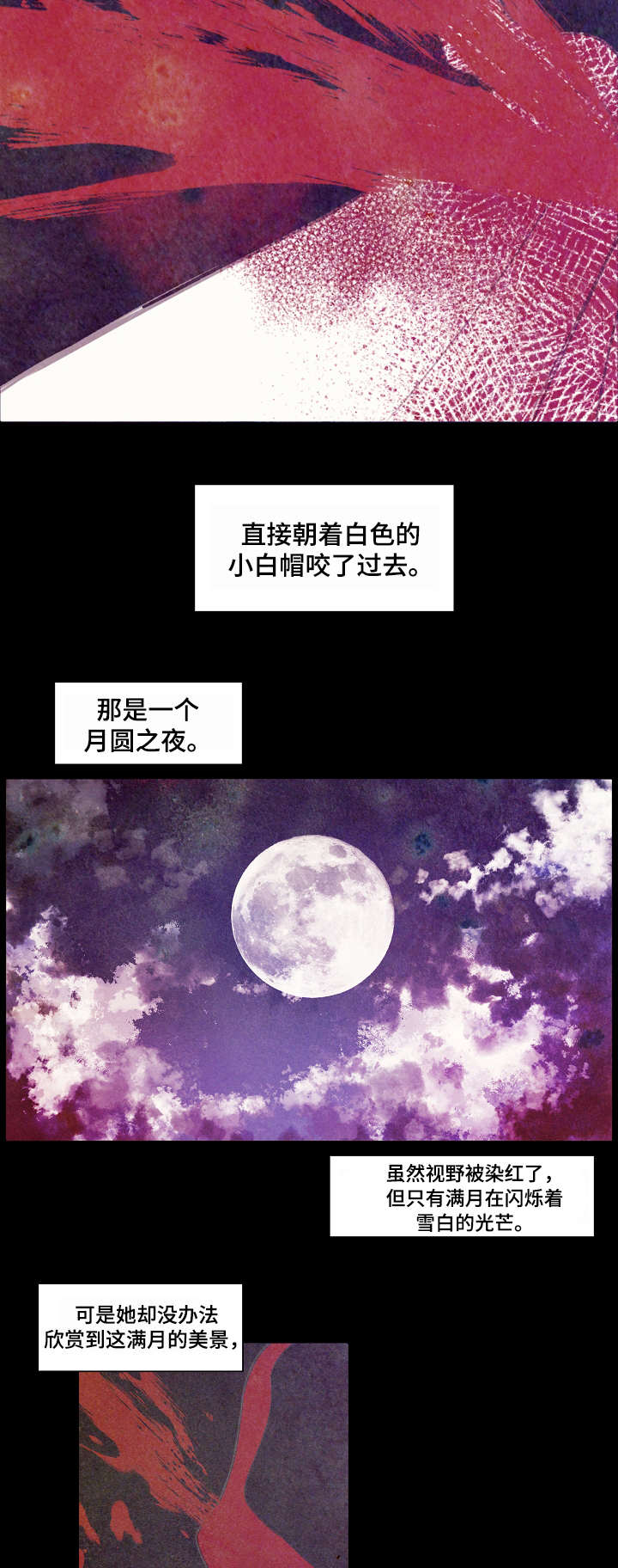 满月诅咒漫画,第1章：小白帽4图