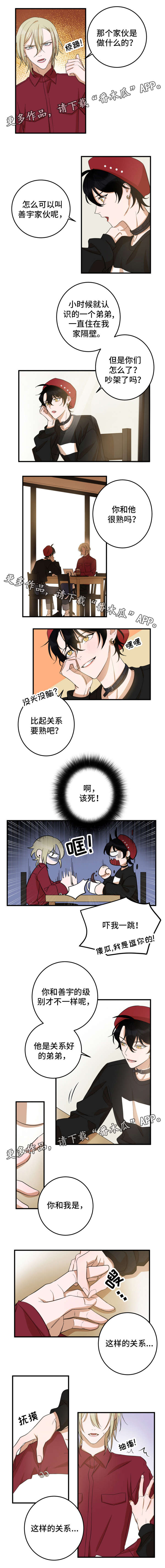 温情陷阱漫画,第22章：什么关系1图