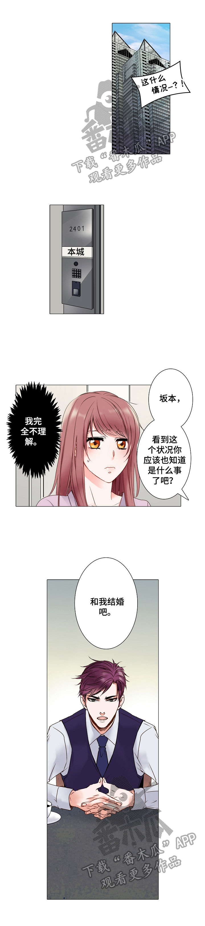 真假婚姻漫画,第2章：假结婚3图